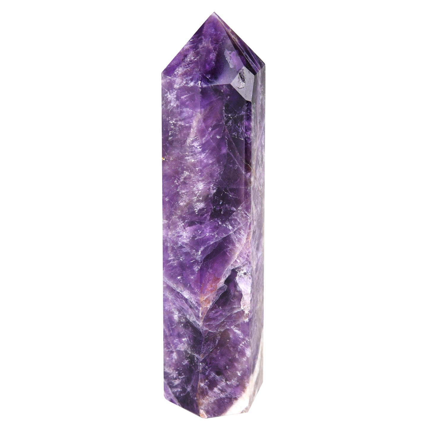 13CM Natural Amethyst Tower