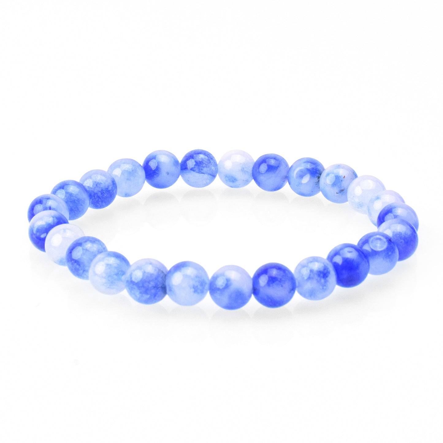 Blue Ocean Gemstone Bracelet 【8mm】【19cm】