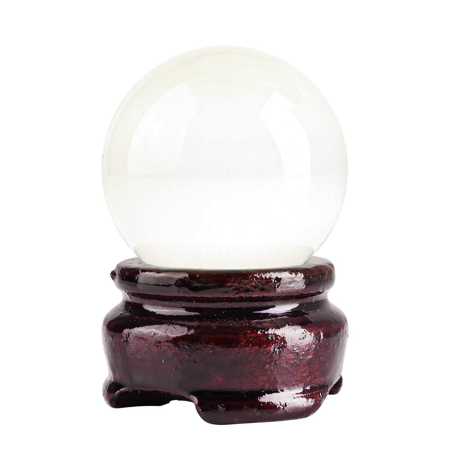 5CM Natural White Crystal Sphere