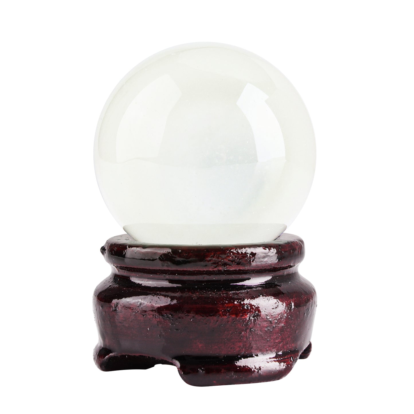 5CM Natural White Crystal Sphere